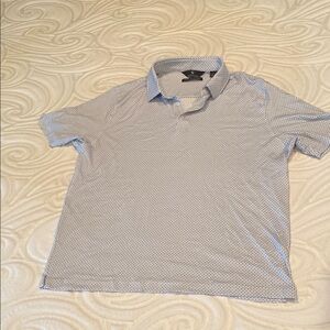 Hart Schaffner Marx Blue Casual Button Down Shirt